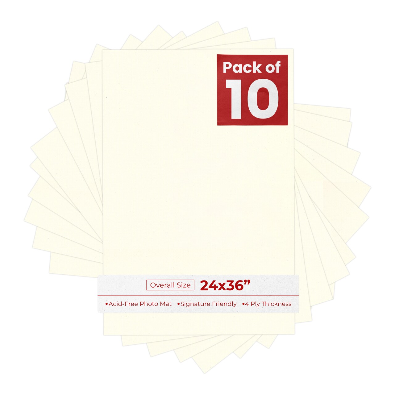 Mojave Sand Beige 24x36 Uncut Mat Board - Blank Sheets, No Opening